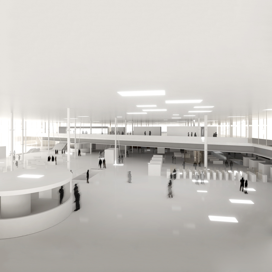 AVE Prat de Llobregat Concurso Ave el Prat Estacion Tren alta velocidad moran arq. Lluis Moran, Sebastian Guerrico, Mario Corea